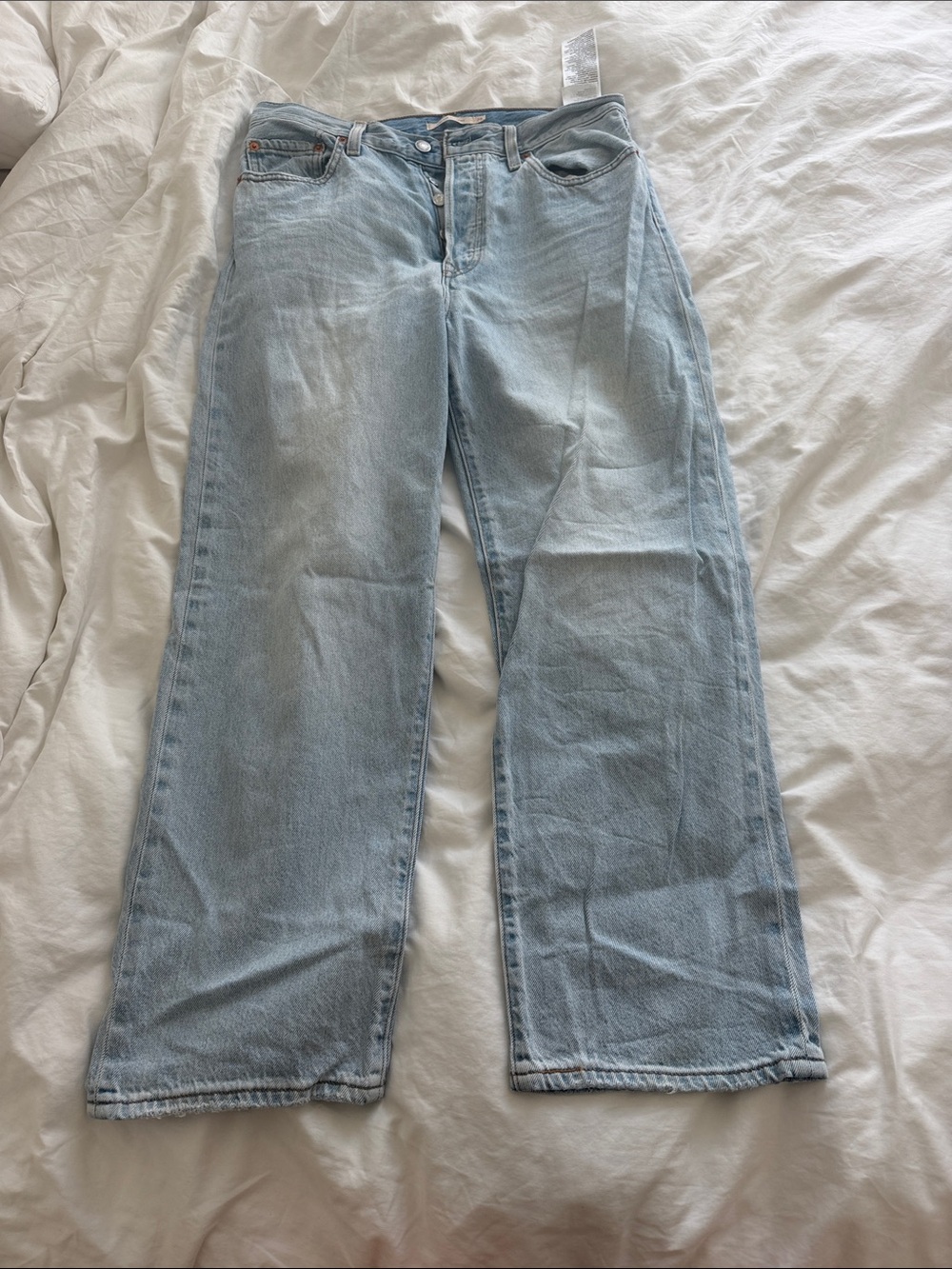 Levi's Light Blue Straight Leg Jeans